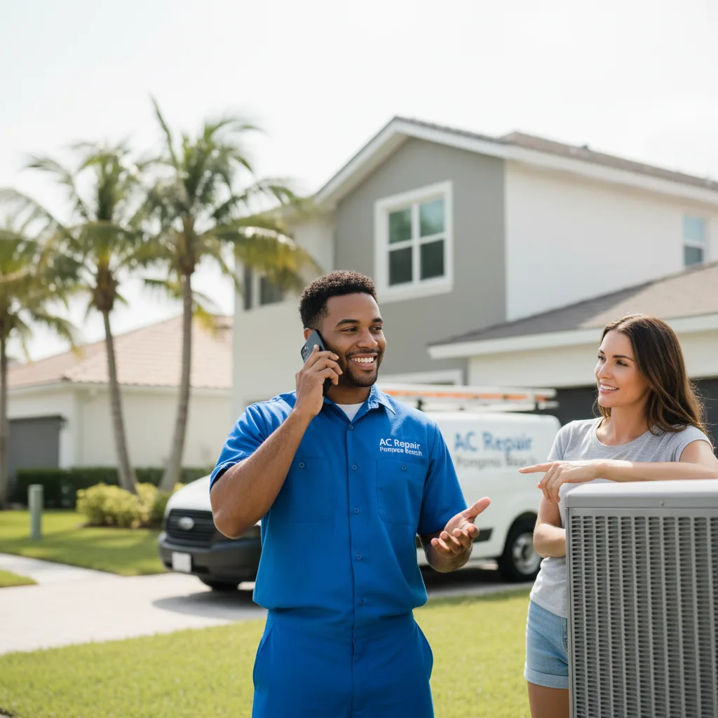 AC Repair Pompano Beach customer support in Pinecrest